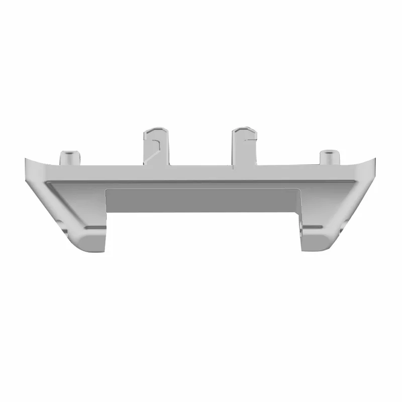 1 Pair For Samsung Galaxy Fit3 Watch Strap Metal Connector 12mm Wrist Band Adapter - Silver