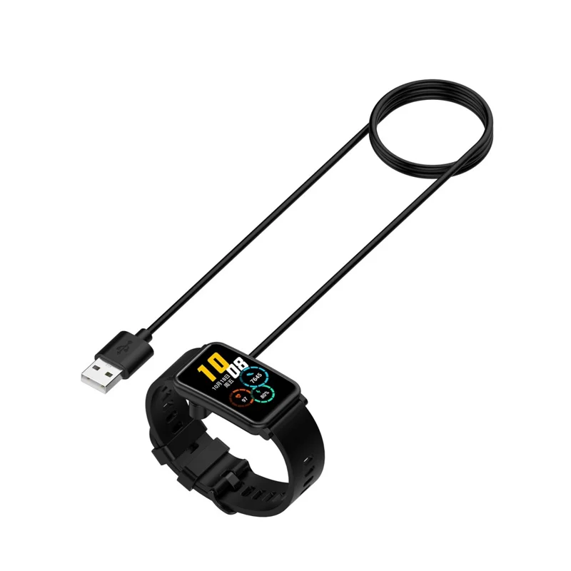 Pour Huawei Band 9 / Band 9 NFC 1 m Chargeur de montre intelligente Câble de chargement USB - Blanc