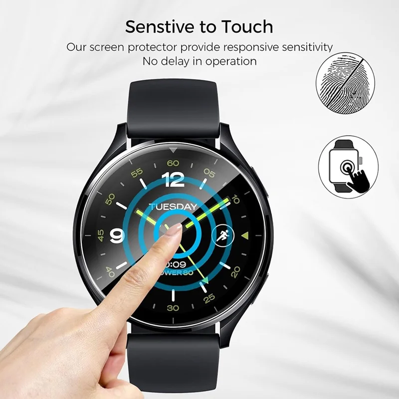 3Pcs for Xiaomi Watch 2 Screen Protector Flexible TPE HD Clear Anti-Scratch Film