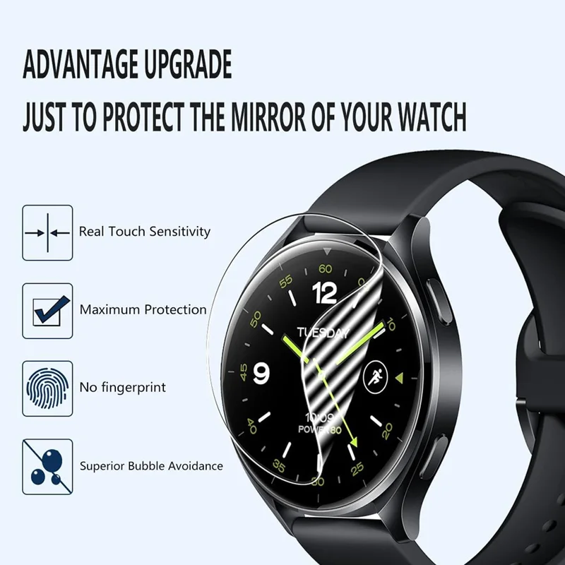 3Pcs for Xiaomi Watch 2 Screen Protector Flexible TPE HD Clear Anti-Scratch Film