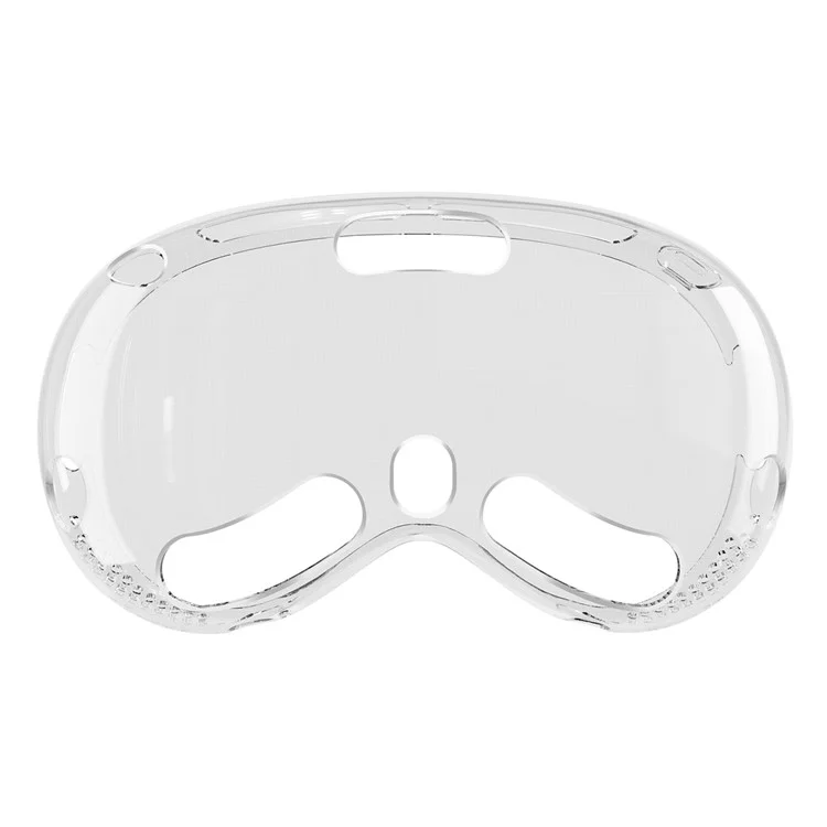 Étui de protection pour Apple Vision Pro, matériau TPU doux pour la peau, couverture de protection - Noir transparent