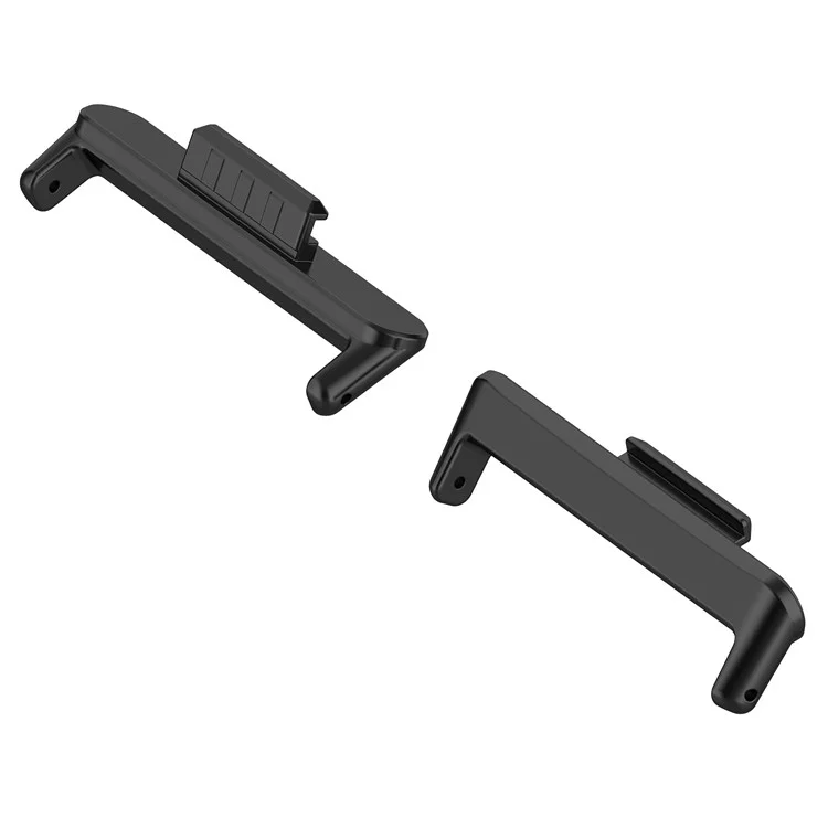 1 Paire pour Huawei Watch Fit 3 Bracelet de Montre Connecteur Métallique 20mm Bracelet de Montre Adaptateur - Noir