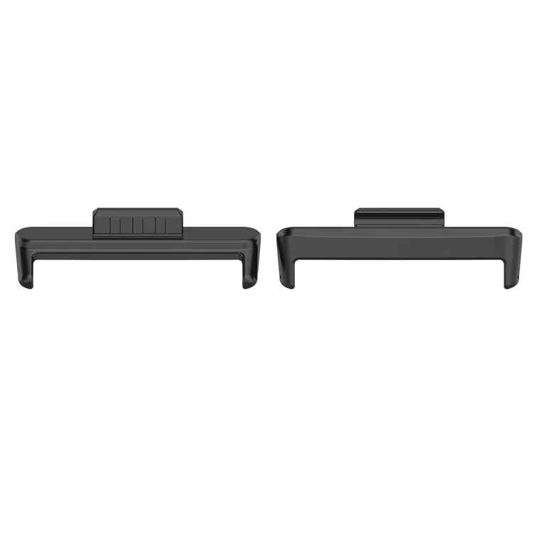 1 Paire pour Huawei Watch Fit 3 Bracelet de Montre Connecteur Métallique 20mm Bracelet de Montre Adaptateur - Noir
