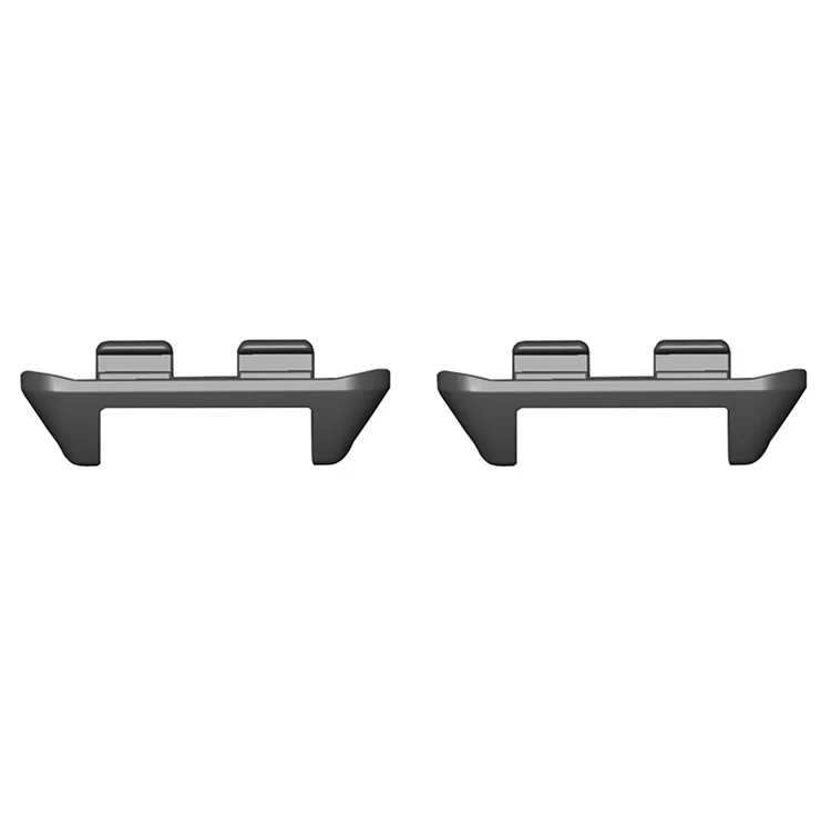 For Honor Band 9 1 Pair Watch Band Connector 12mm Metal Adapter Watch Strap Accessories - Black