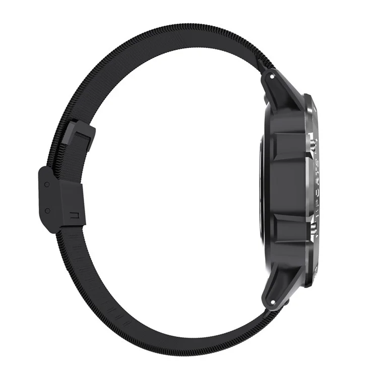 P8 De 1,3 Pouce Couleur À Écran Tactile À Écran Tactile De La Surveillance De La Santé Imperméable Bluetooth Smart Watch - Noir