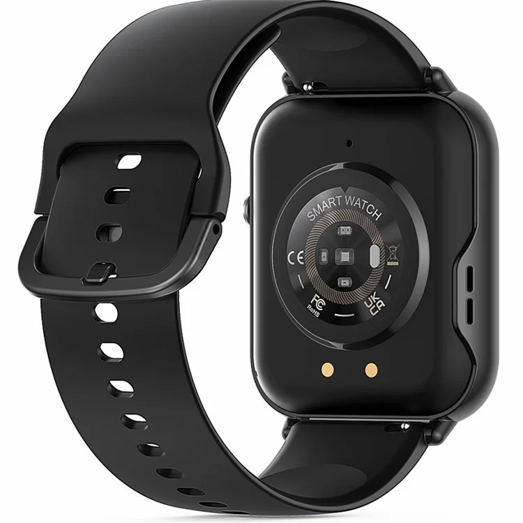 Q19 Pro Max Bluetooth Calling Smart Watch Heart Rate Sleep Monitoring Fitness Tracker Smart Bracelet - Preto