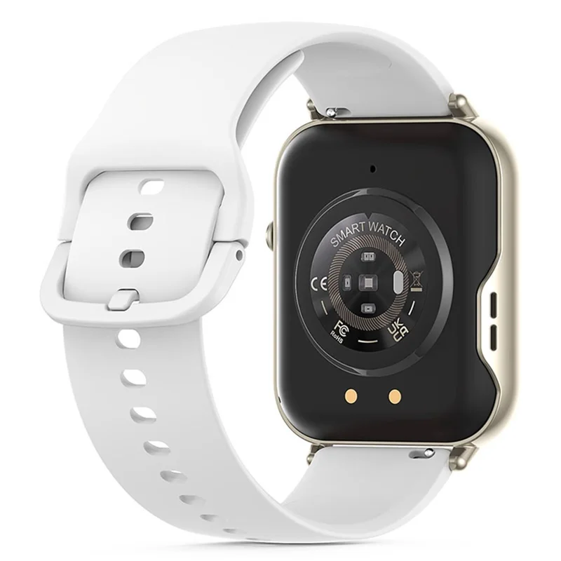 Q19 Pro Max Bluetooth-compatible Calling Smart Watch Heart Rate Sleep Monitoring Fitness Tracker Smart Bracelet - White