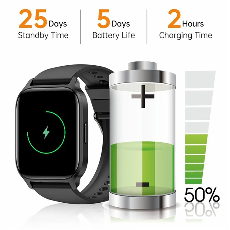 Y3 Smart Watch Bluetooth-compatible Call Heart Rate Monitor 1.85-inch HD Screen Sports Watch - Grey