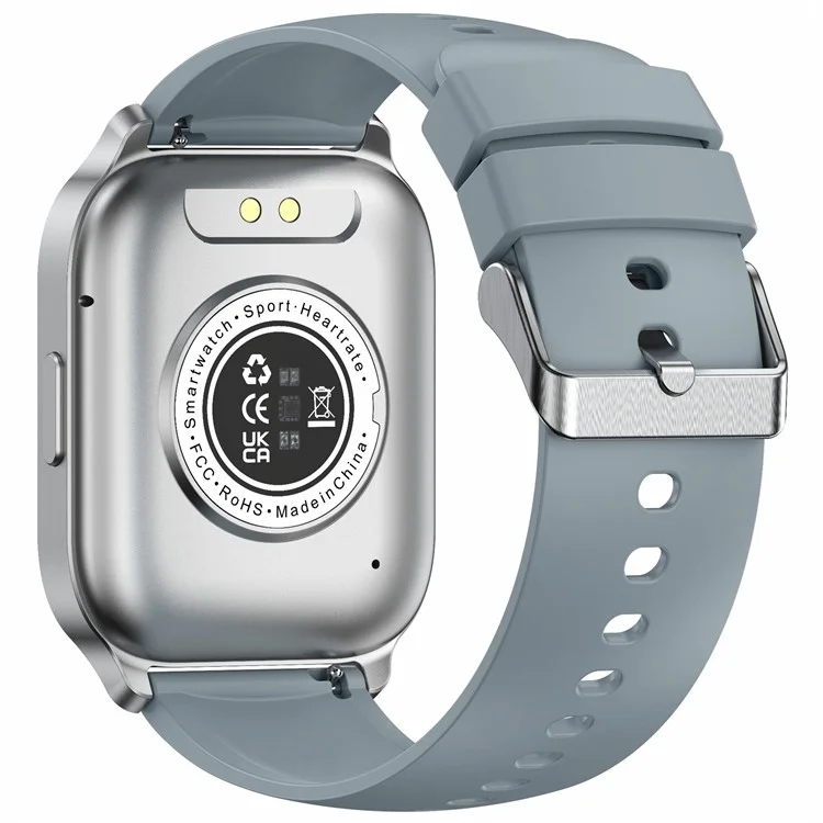 Y3 Smart Watch Bluetooth-compatible Call Heart Rate Monitor 1.85-inch HD Screen Sports Watch - Grey