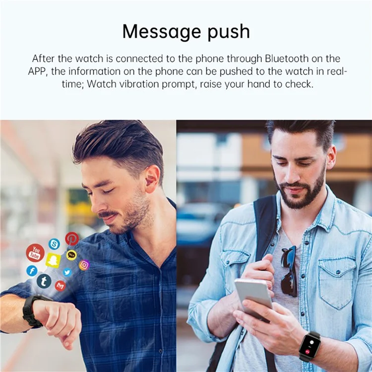 Y3 Smart Watch Bluetooth-compatible Call Heart Rate Monitor 1.85-inch HD Screen Sports Watch - Grey