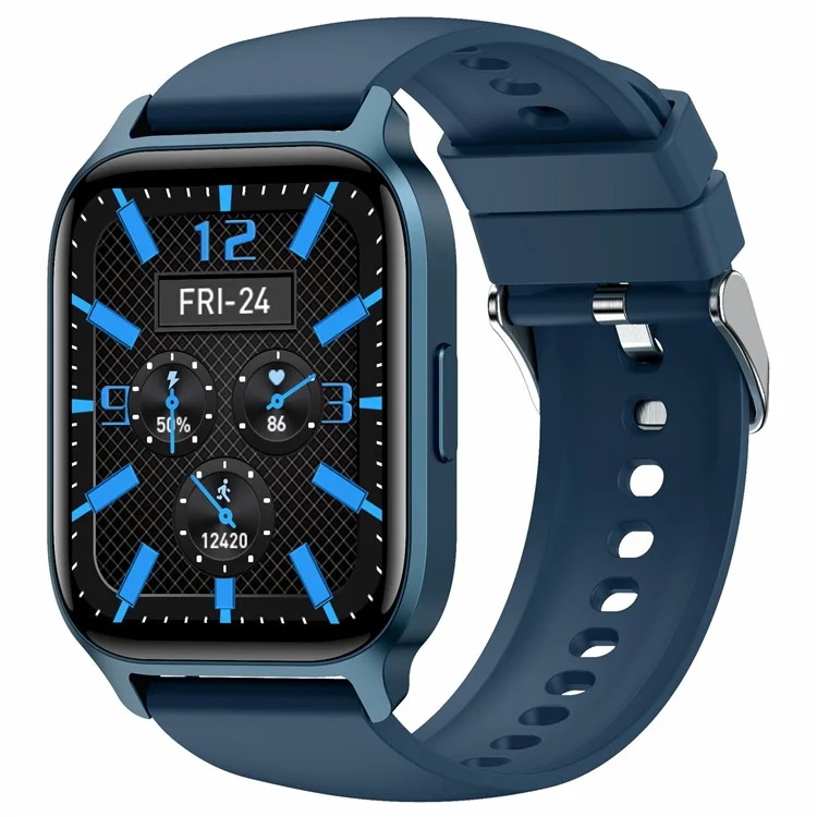 Y3 Smart Watch Bluetooth-compatible Call Heart Rate Monitor 1.85-inch HD Screen Sports Watch - Blue