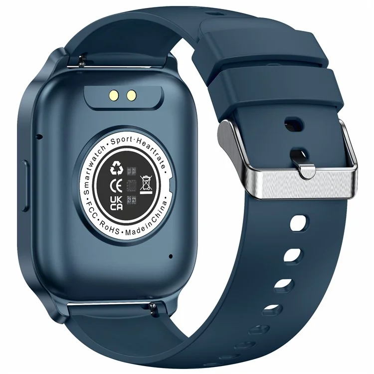 Y3 Smart Watch Bluetooth-compatible Call Heart Rate Monitor 1.85-inch HD Screen Sports Watch - Blue