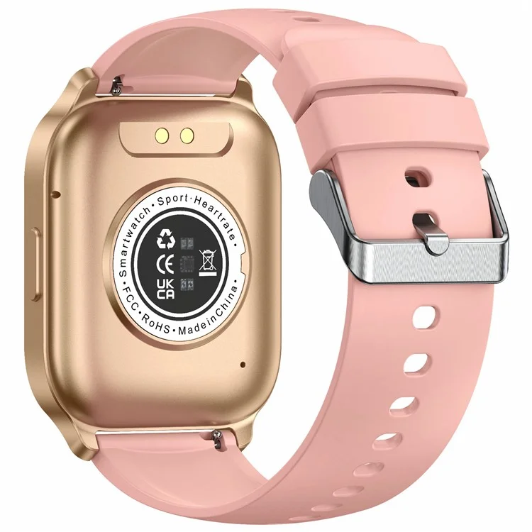 Y3 Smart Watch Bluetooth-compatible Call Heart Rate Monitor 1.85-inch HD Screen Sports Watch - Pink