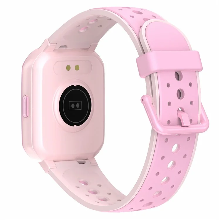 H79 Built-in 5 Games Children Smart Watch Heart Rate Sleep Monitor Sports Watch - Pink