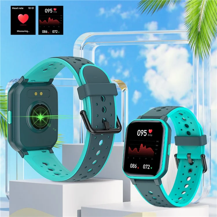 H79 Built-in 5 Games Children Smart Watch Heart Rate Sleep Monitor Sports Watch - Purple