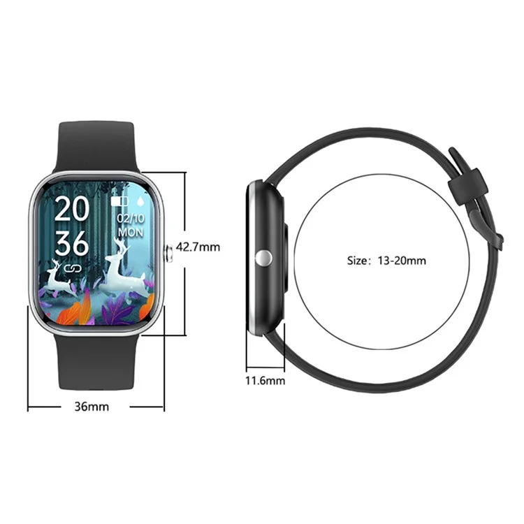 H97 IP68 Lettore Musicale Impermeabile Frequenza Cardiaca Monitor del Sonno Orologio Intelligente per Bambini - Blu