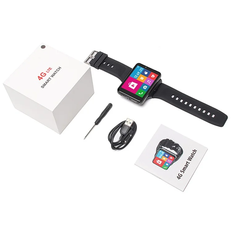 UNIWA DM200 4GB+64GB Smart Watch 2.88 pulgadas Pantalla Cámara 4G Llamada de teléfono Pulsera