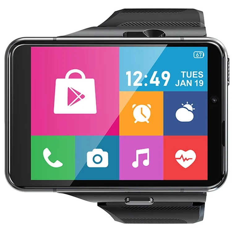 UNIWA DM200 4GB+64GB Smart Watch 2.88 pulgadas Pantalla Cámara 4G Llamada de teléfono Pulsera