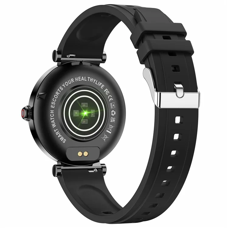 CF37 Women Smart Watch Menstrual Cycle Reminder Health Monitoring Bluetooth-compatible Call Smart Bracelet - Black