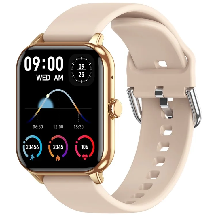 CY13 1.9 inch HD Screen Bluetooth-compatible Call Smart Watch Heart Rate Health Monitoring Sports Watch - Gold