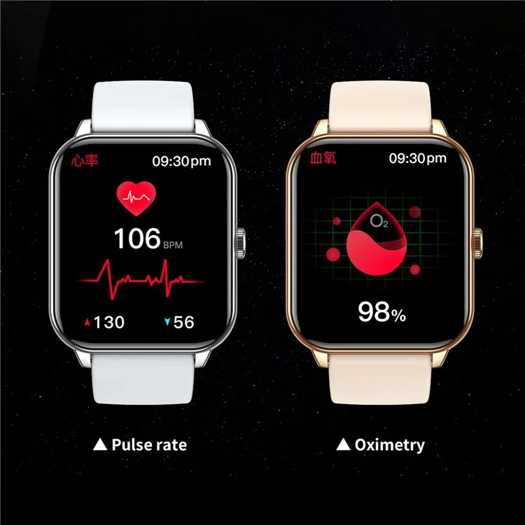 CY13 1.9 inch HD Screen Bluetooth-compatible Call Smart Watch Heart Rate Health Monitoring Sports Watch - Gold