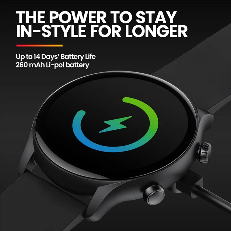 ZEBLAZE Btalk 3 Plus 1.39-inch Bluetooth-compatible Call Smart Watch Heart Rate Monitor Sports Bracelet - Black