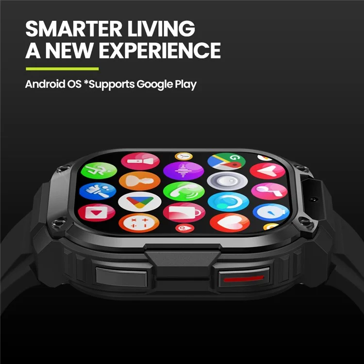 ZEBLAZE Thor SQ 2.13-inch AMOLED Screen Video Calls 4G Smart Watch, 2+16GB