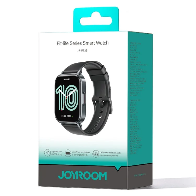 JOYROOM Fit-Life JR-FT3S 1.96-inch Bluetooth-compatible Call Smart Watch Heart Rate Health Monitoring Sports Watch - Tarnish