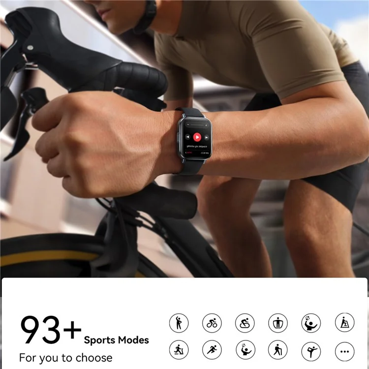 JOYROOM Fit-Life JR-FT3S 1.96-inch Bluetooth-compatible Call Smart Watch Heart Rate Health Monitoring Sports Watch - Tarnish