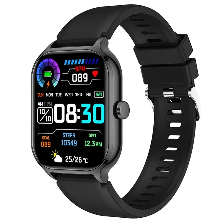Z49 gtS4 2.01-inch Screen Smart Watch Bluetooth-compatible Call Heart Rate Sleep Health Monitoring Sports Watch - Black