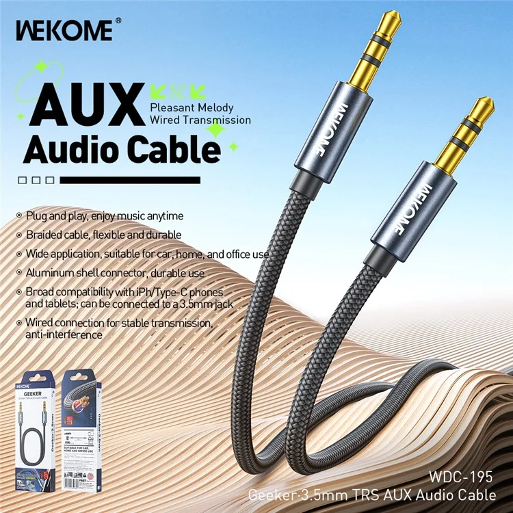 WEKOME WDC-195 3,5-mm-AUX-Audiokabel