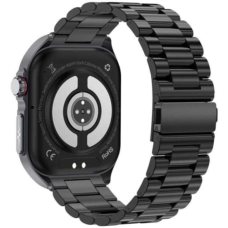 ET585 Smart Watch SOS Notrufanruf EKG-Funktion Armband mit Stahlarmband