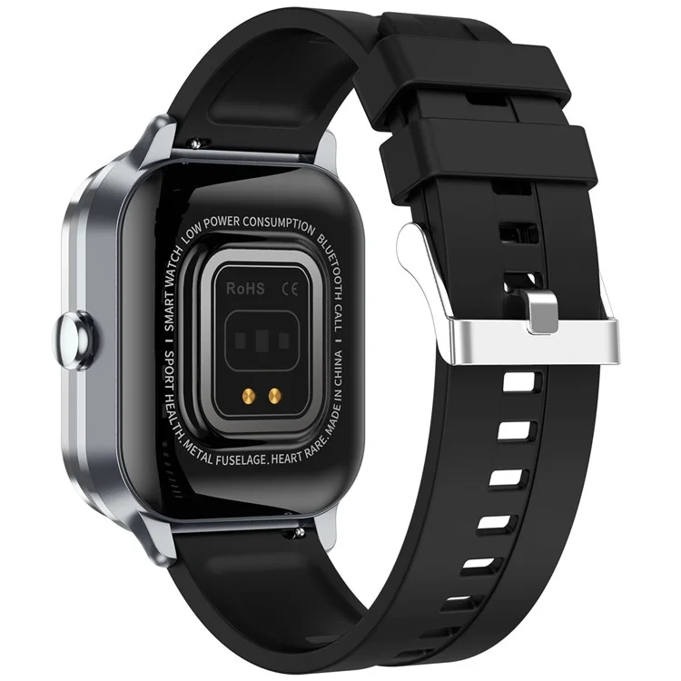 D8 Pro 2-in-1 Bluetooth-compatible TWS Earphone Smart Watch Health Monitoring Bluetooth-compatible Calling Sports Watch, Silicone Strap - Silver