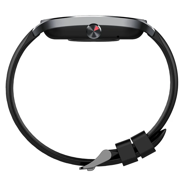 JX631 Écran Courbe Smart Watch Fitness Tracker Moniteur de Fréquence Cardiaque Support Bluetooth Call - Noir