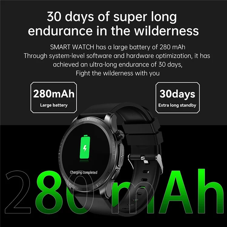 E420 1.39-inch Smart Watch Waterproof ECG+PPG Blood Pressure Heart Rate Monitoring Fitness Bracelet, Steel Strap