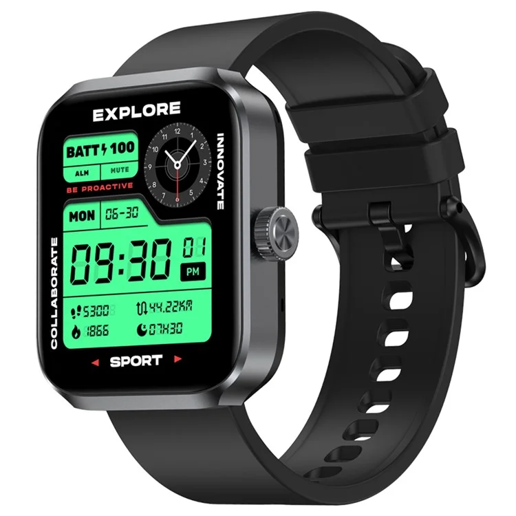 ZEBLAZE Beyond 3 Plus 1.78-inch AMOLED Screen Bluetooth-compatible Call Smart Watch Health Monitoring Sports Watch - Black