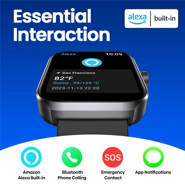 ZEBLAZE Beyond 3 Plus 1.78-inch AMOLED Screen Bluetooth-compatible Call Smart Watch Health Monitoring Sports Watch - Black