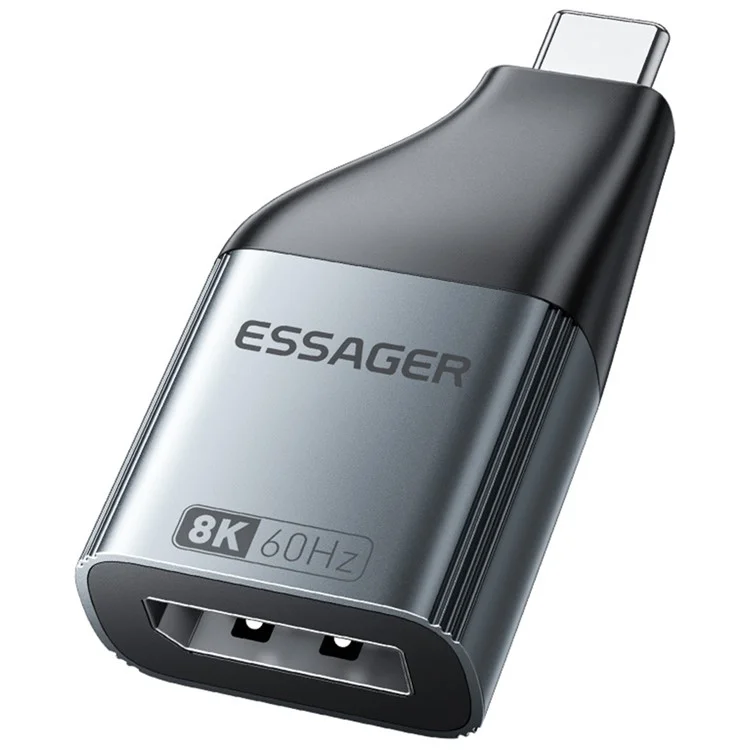 ESSAGER DP to Type-C 8K 60Hz HD Video Transfer Adapter für Monitor HDTV Projektor