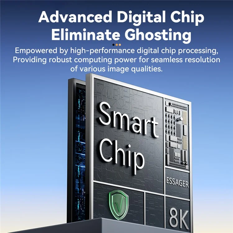 ESSAGER DP to Type-C 8K 60Hz HD Video Transfer Adapter für Monitor HDTV Projektor
