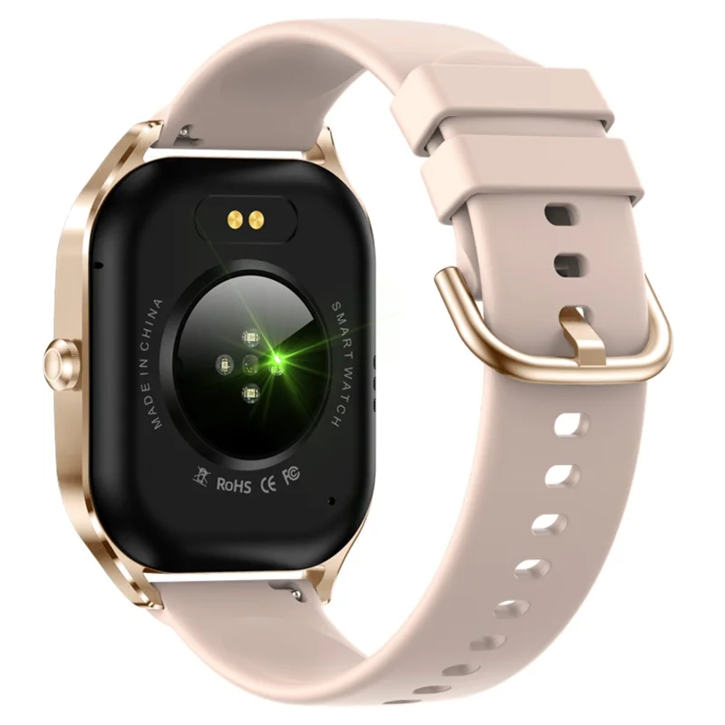 H35 2.02-inch Heart Rate Blood Pressure Monitoring Smart Watch Bluetooth-compatible Call Smart Bracelet - Gold