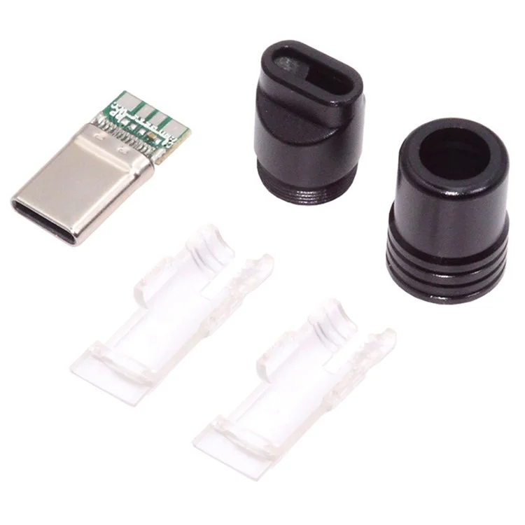 CN-026-BK USB 3.1 Type de Connecteur de Fiche Mâle de Type c - Noir