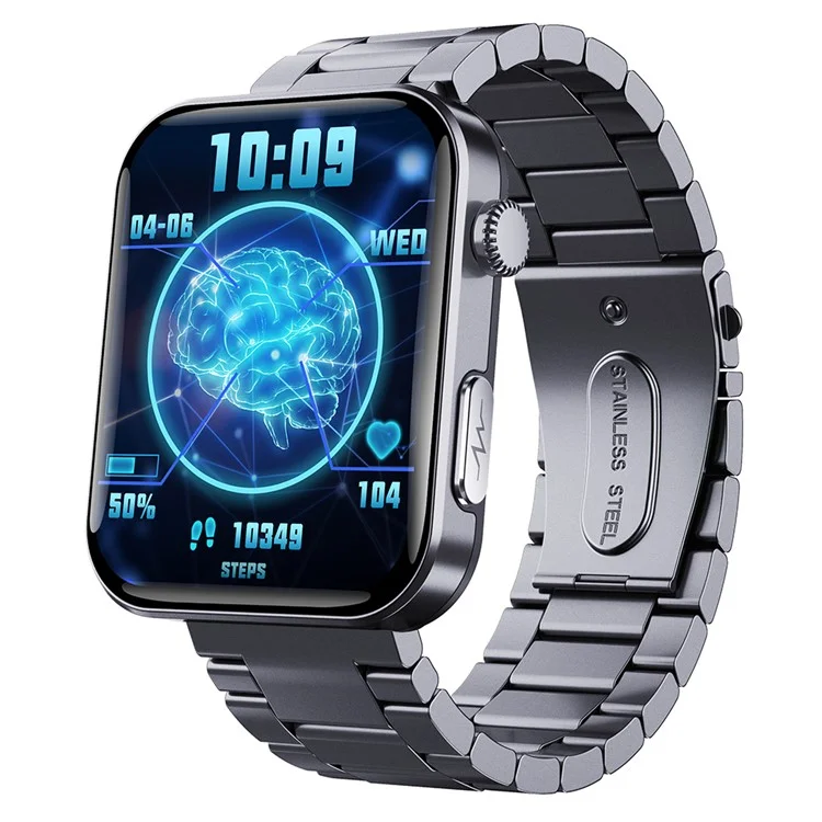F300 Мониторинг Здоровья Smart Watch Sos Bluetooth Bracelet Bracelet Fitness Tracker Bracelet (стальный Ремешок)