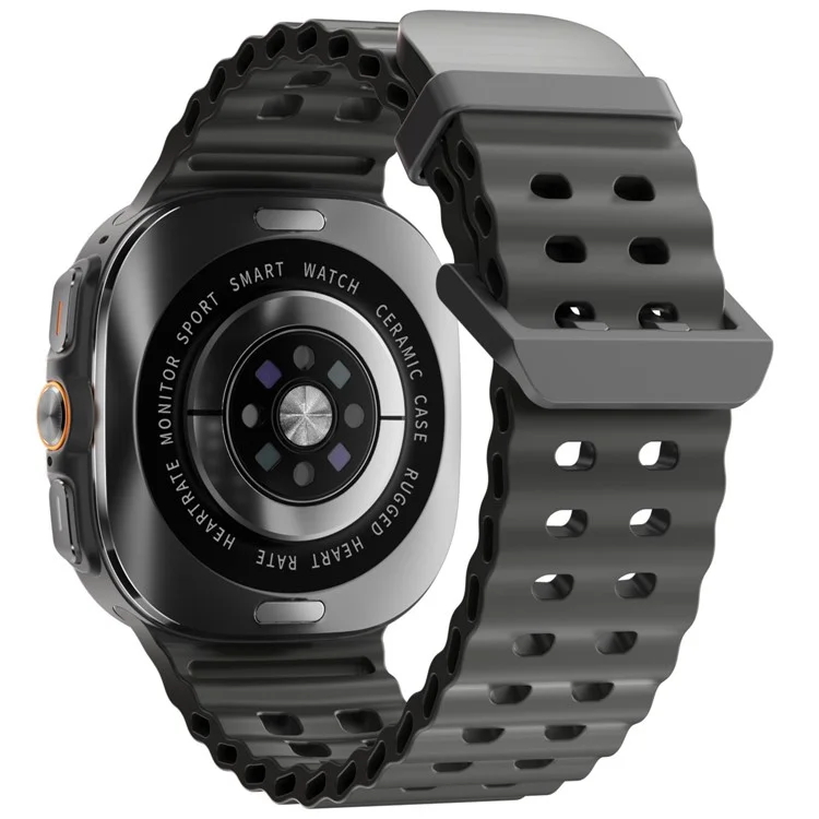 W7 1.43-inch AMOLED Screen Health Monitoring Smart Watch Waterproof Sports Smart Bracelet - Black