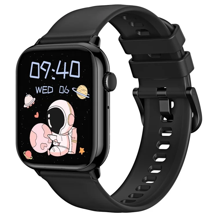 HD15 1.75-inch Touch Screen Women Waterproof Bluetooth-compatible Calling Smart Watch Fitness Tracker Smart Bracelet - Black
