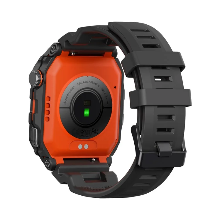 Zeblaze Ares GPS 1.75 Pulgadas Bluetooth Llama Smart Watch GPS Posicionamiento Monitoreo de Salud Sports Watch - Negro