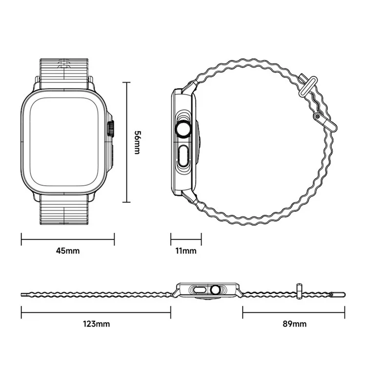 Awei H88 Herzfrequenzmonitor Smart Watch Sports Armband Wasserdichte Aktivität Tracker