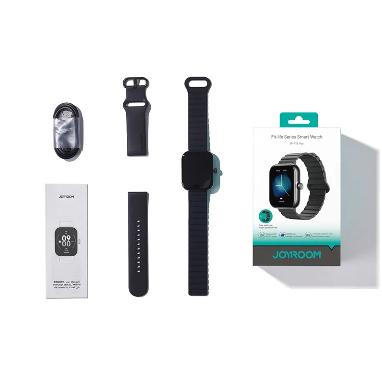 Joyroom Jr-ft5 Plus Smart Watch da 1,96 Pollici Screen Sports Watch Risposta / Chiama - Nero