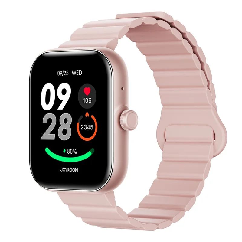 JOYROOM JR-FT5 Plus Smart Watch 1.96-inch Screen Sports Watch Answer / Make Call - Rose Gold