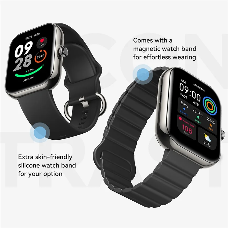 JOYROOM JR-FT5 Plus Smart Watch 1.96-inch Screen Sports Watch Answer / Make Call - Rose Gold