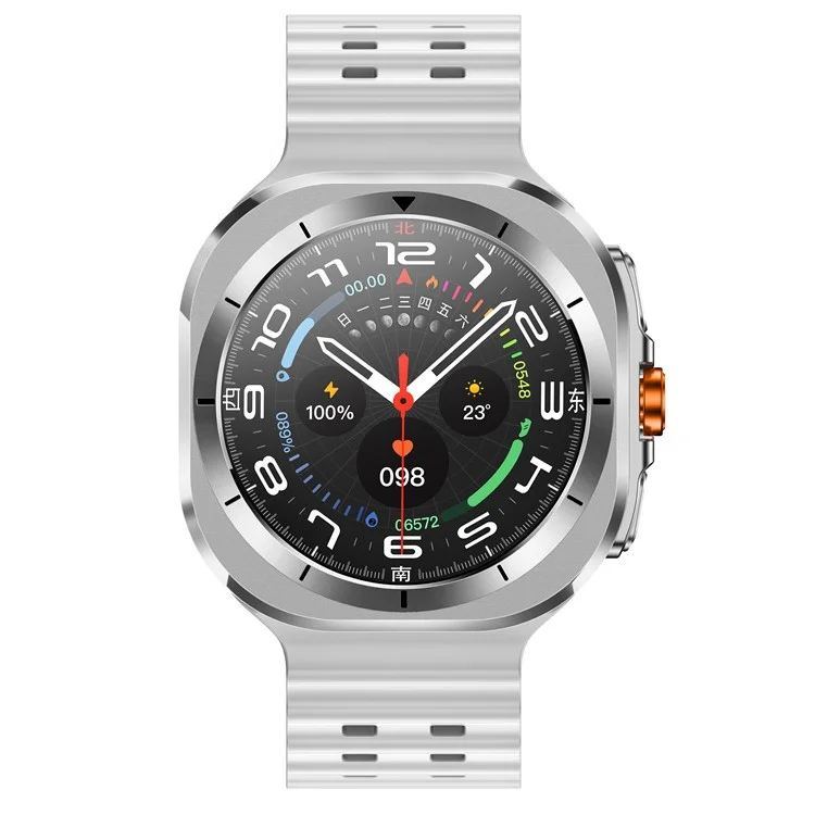 Z7 Ultra 1,46 Pouce Smart Watch Surveillant la Surveillance Des Sports Extérieurs Imperméables Bracelet Intelligent - Blanc
